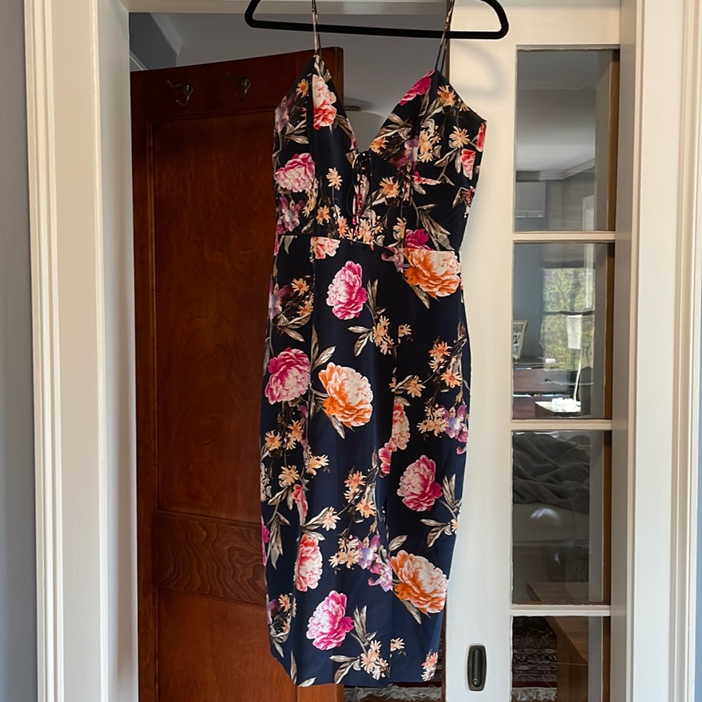 Nicholas floral silk dress